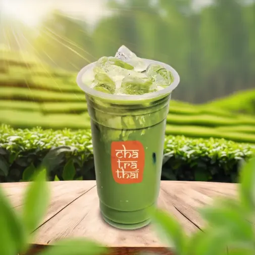 Hình ảnh Trà sữa Thái xanh - Thai green milk tea