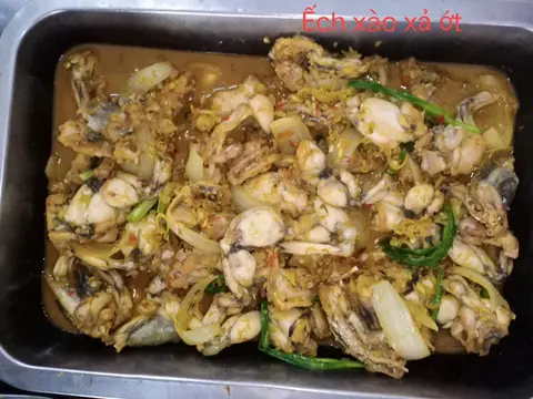 Hình ảnh Ếch xào sả ớt
