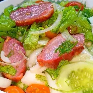 Hình ảnh Salad lườn ngỗng xông khói