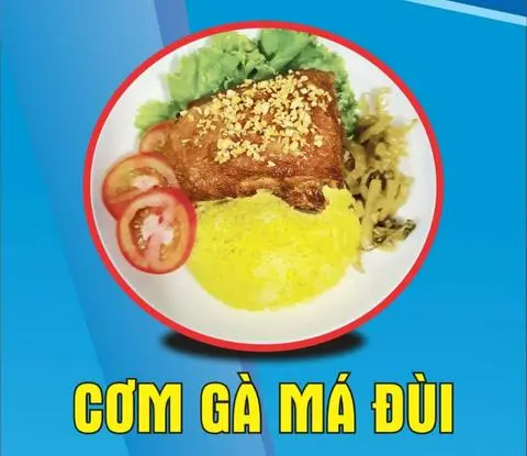 Hình ảnh Cơm gà má đùi