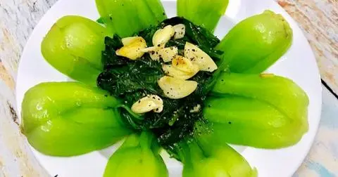 Hình ảnh Cải thìa xào tỏi