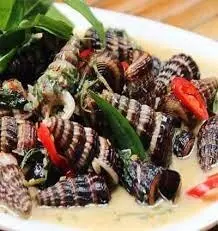 Hình ảnh Ốc len xào mắm bơ tỏi