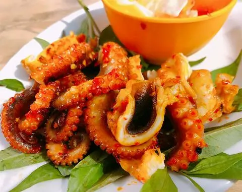 Hình ảnh Bạch tuộc nướng muối ớt