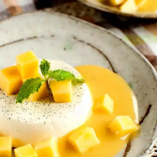 Hình ảnh Panna cotta vị xoài