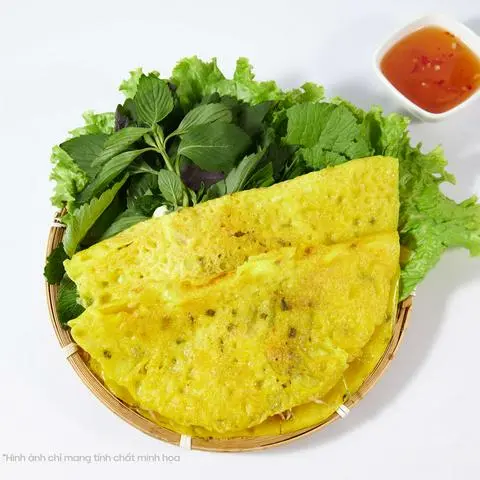 Hình ảnh Bánh xèo củ hủ dừa chay