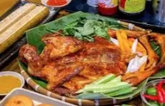 Hình ảnh Gà nướng mắm nhĩ cô đơn