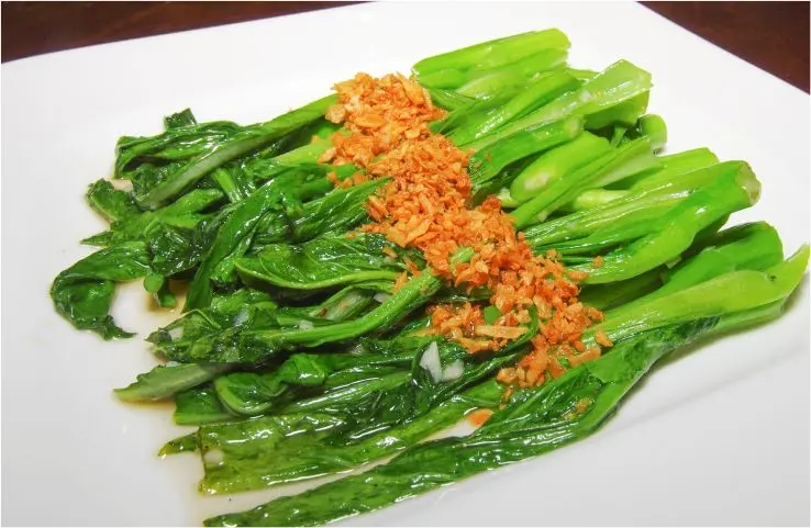 Hình ảnh Cải hong kong tỏi
