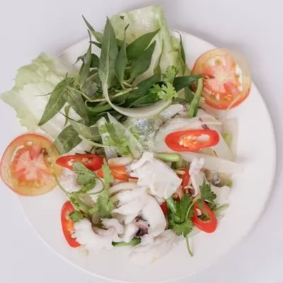 Hình ảnh Mực lá hấp gừng