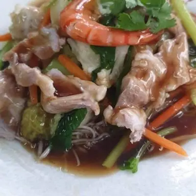 Hình ảnh Bún gạo xào thập cẩm sốt