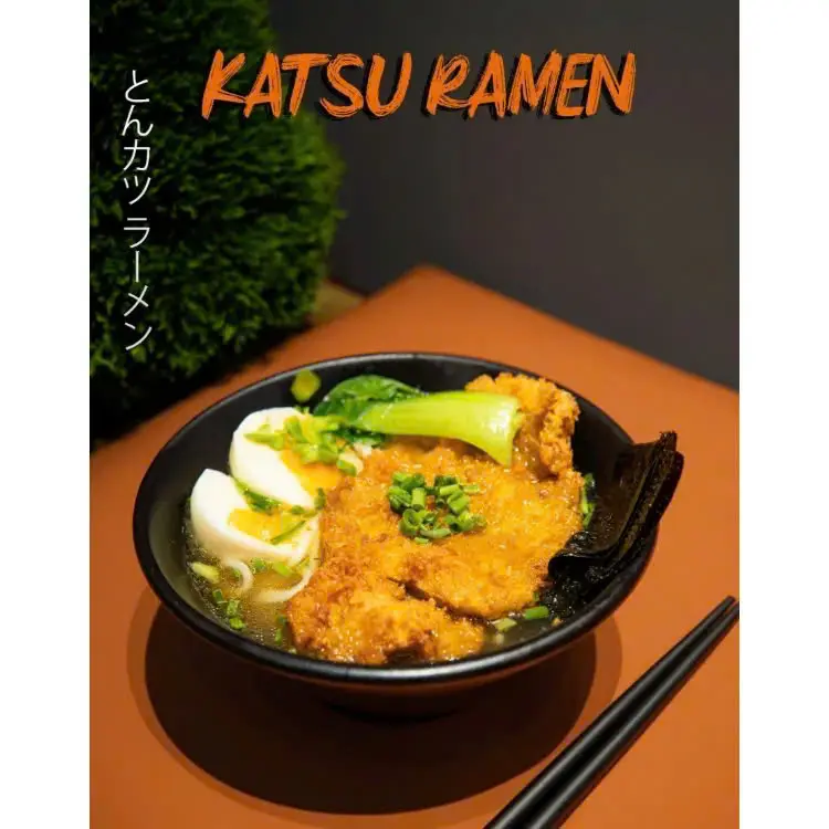 Hình ảnh Katsu ramen - Mì Ramen thịt chiên tonkatsu