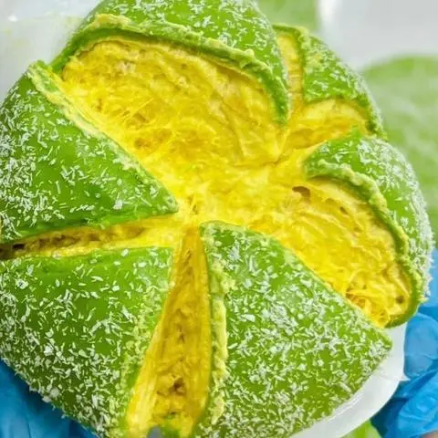 Hình ảnh Bánh Phú Sĩ sầu riêng 16cm