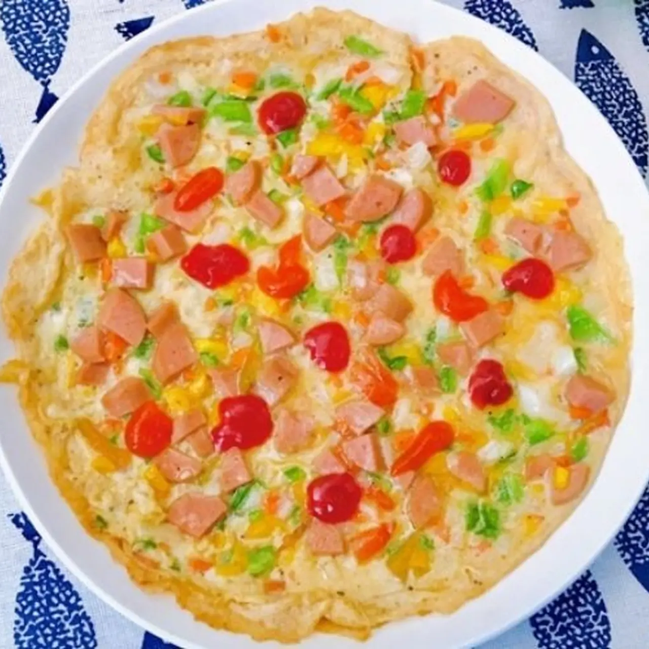 Hình ảnh Trứng chiên xúc xích ( không cơm )