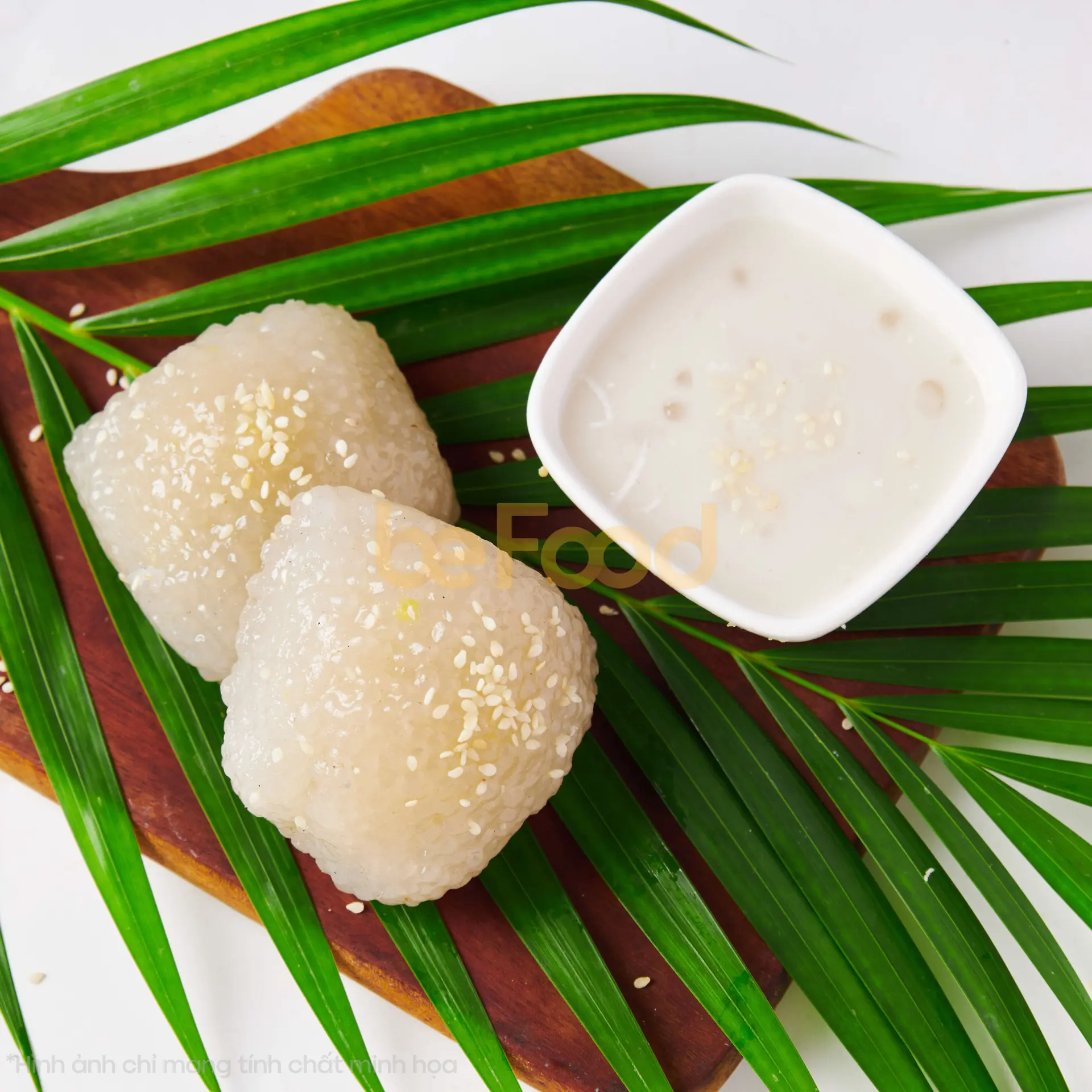 Hình ảnh Bánh bột báng lá cẩm