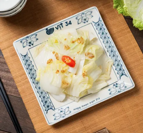 Hình ảnh Cải thảo xào tỏi