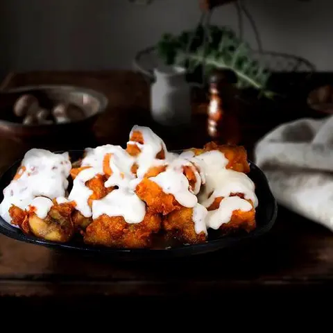 Hình ảnh Gà có xương sốt mayonaise