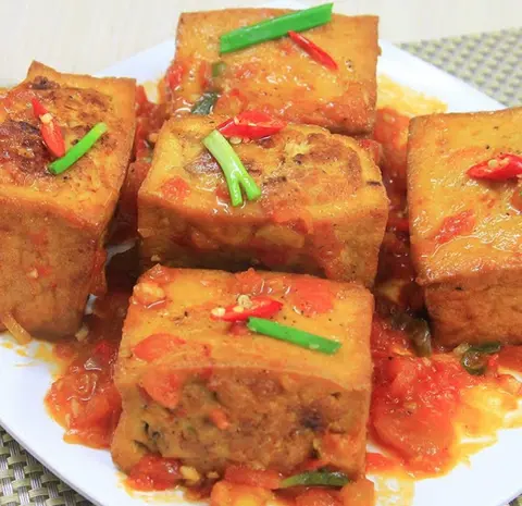 Hình ảnh Đậu hủ dồn thịt ( không cơm )