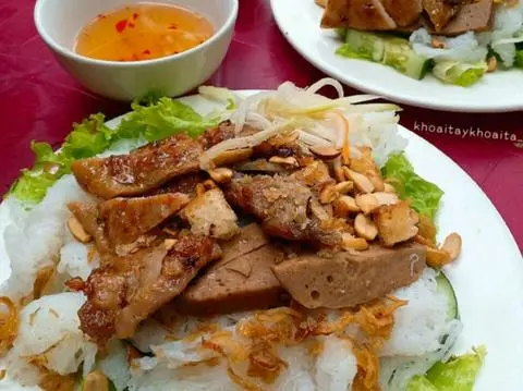 Hình ảnh Bánh hỏi thịt nướng