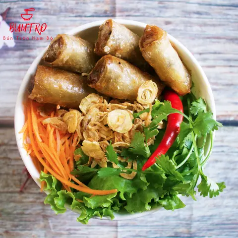 Hình ảnh Bún Trộn Nem Nhân Tôm Cua