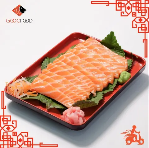 Hình ảnh Sashimi bụng cá hồi