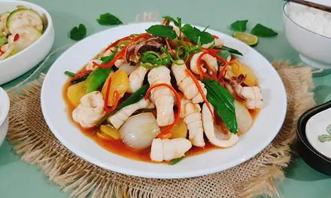 Hình ảnh Mực chua ngọt