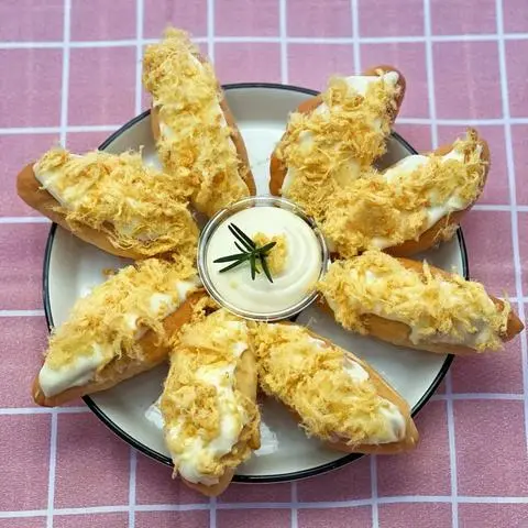 Hình ảnh Bánh mì chà bông chấm phô mai