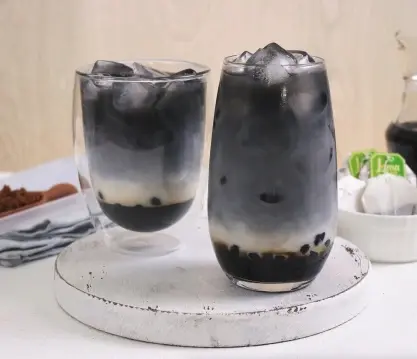 Hình ảnh Trà sữa than tre