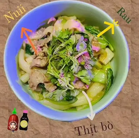 Hình ảnh Nui xào bò