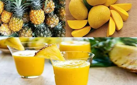 Hình ảnh Sinh tố thơm - xoài