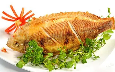 Hình ảnh Cá diêu hồng chiên xù