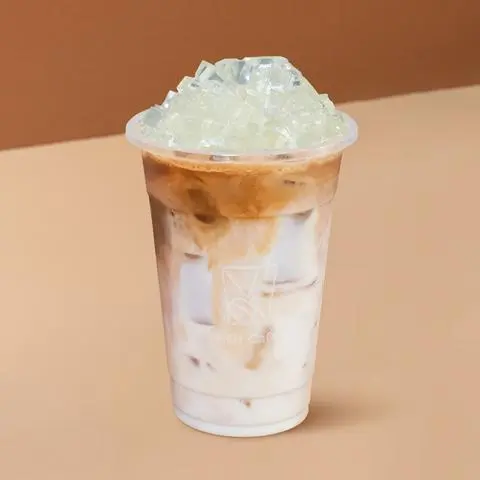 Hình ảnh Konjac jelly hazelnut café latte đá