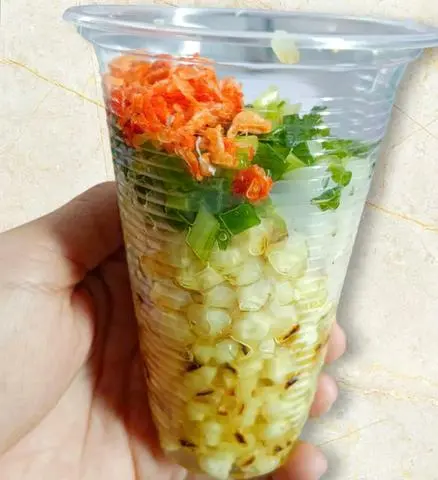 Hình ảnh Bắp nướng ruốc mỡ hành
