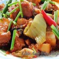 Hình ảnh Cơm Cải Chua Xào Thịt