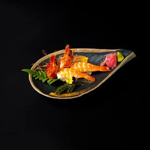 Hình ảnh Ebi nigiri - cơm nắm tôm sú - 2 pcs - ni01