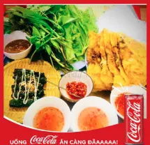 Hình ảnh Bánh Xèo Thập Cẩm (3 Cái )+ Bò Nướng Lá Lốt( 5 Viên) + 1 Coca 300ml 
