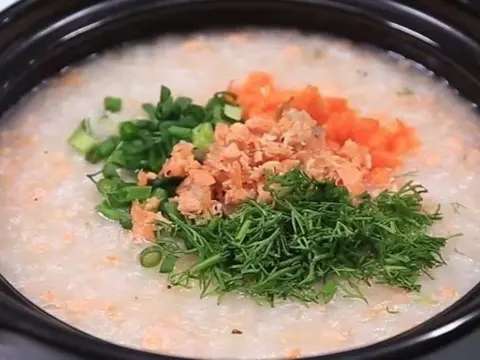 Hình ảnh Cháo cá hồi