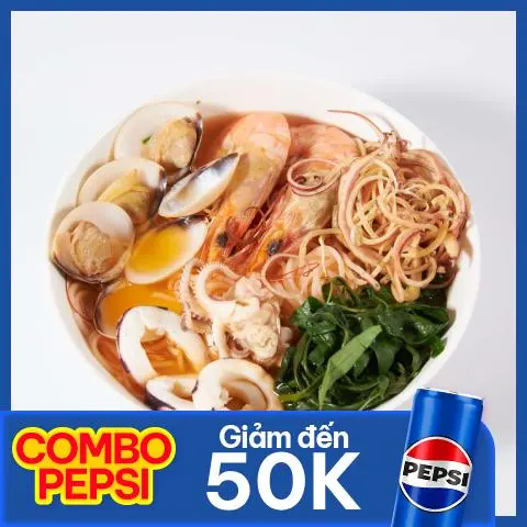 Hình ảnh Combo Bún Thái + Pepsi chai 