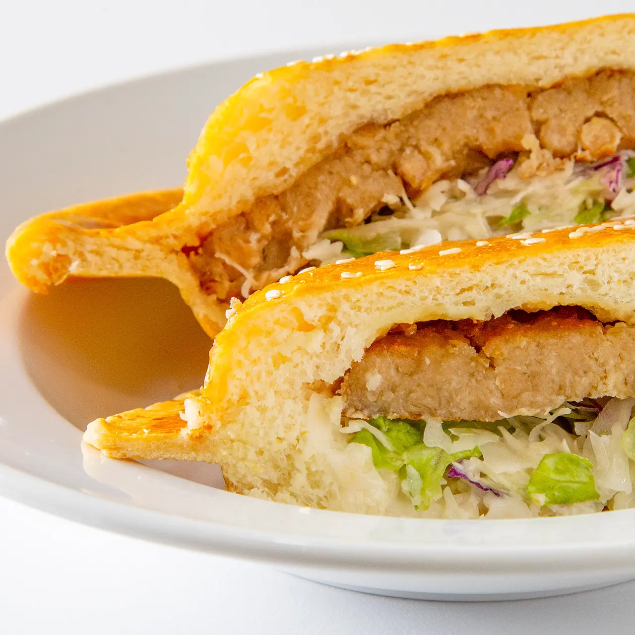 Hình ảnh Burger Đĩa bay CHAY Tempeh Sốt Nanban