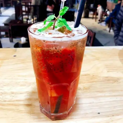 Hình ảnh Trà dưa hấu hạt chia