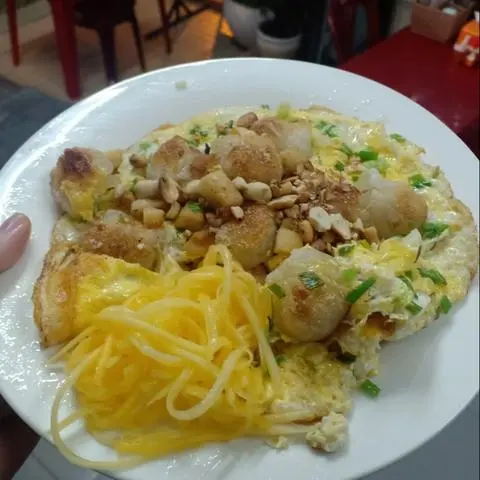 Hình ảnh Há cảo mini chiên tóp mỡ 1 trứng 