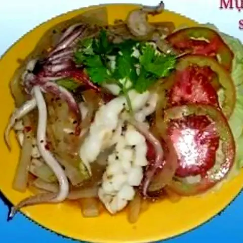 Hình ảnh Mực xào sa tế
