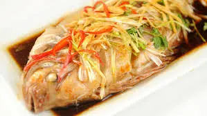 Hình ảnh cá điêu hồng hấp 