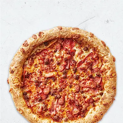 Hình ảnh Pizza Thịt Và Xúc Xích