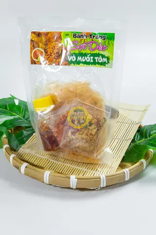 Hình ảnh Bánh tráng sợi vò muối tôm