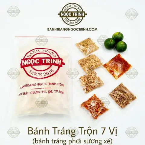 Hình ảnh Bánh tráng trộn 7 vị