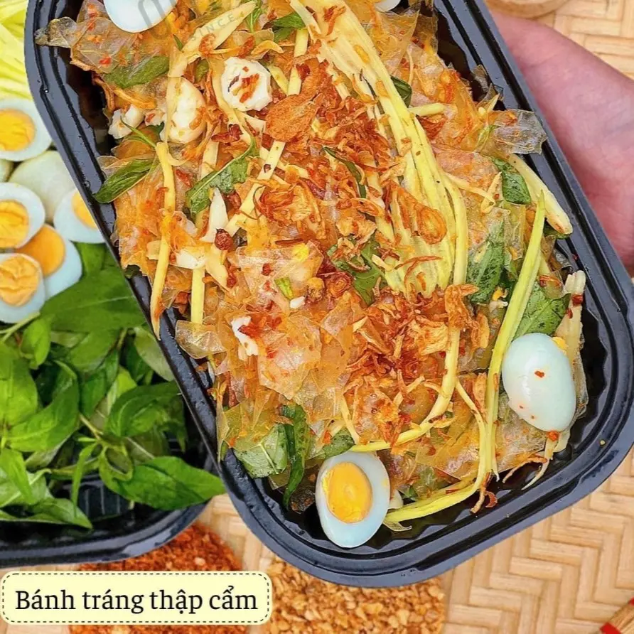 Hình ảnh Bánh Tráng Trộn Sợi