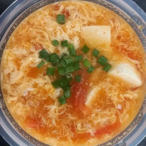 Hình ảnh Canh đậu hũ non trứng gà