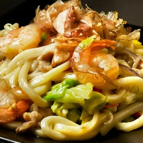 Hình ảnh Seafood yaki udon (Mì Udon Xào Hải Sản)