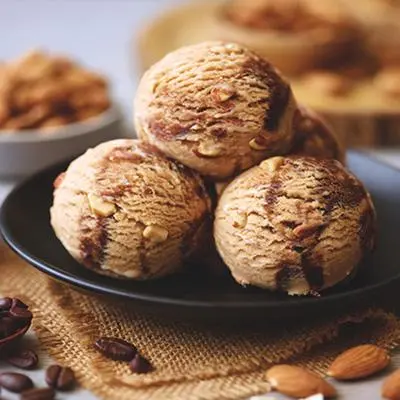 Hình ảnh Kem Cà Phê Hạnh Nhân