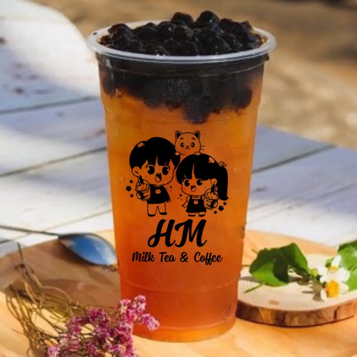 Hình ảnh Hồng trà trân châu