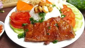 Hình ảnh Cơm sườn nướng
